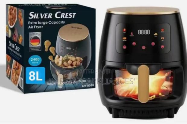 Glass Oven 8ltrs Silver Crest Air Fryer