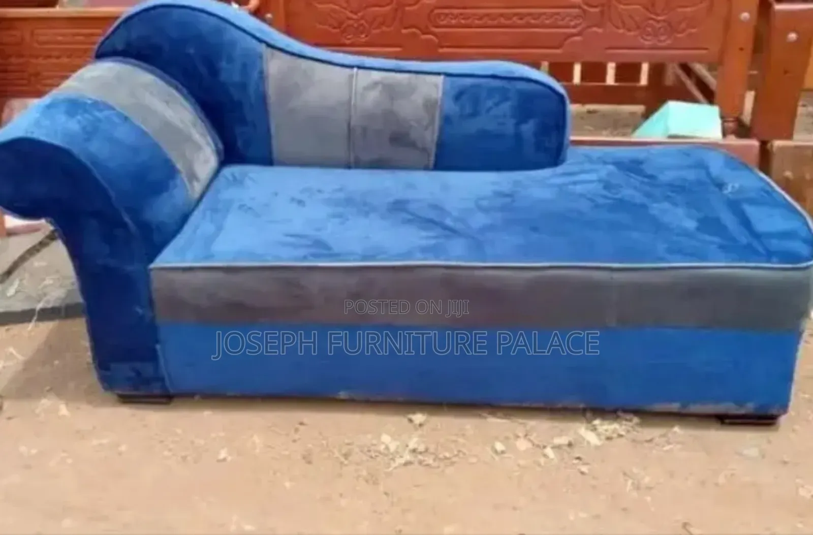 Gray Blue Sleeper Sofa