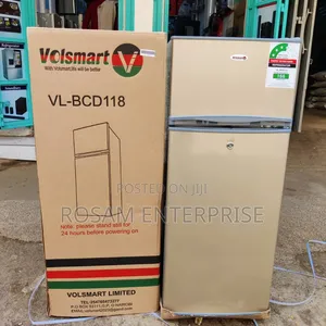 Volsmart Double Door Fridge 118litres