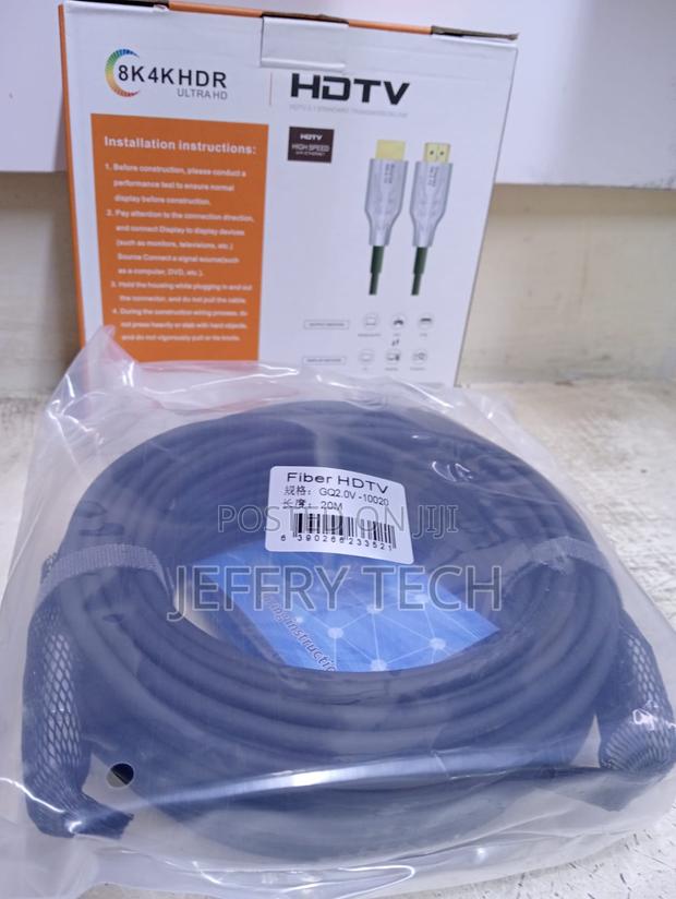 20-meter Fiber Optic Active Optical Hdmi Cable Designed For And