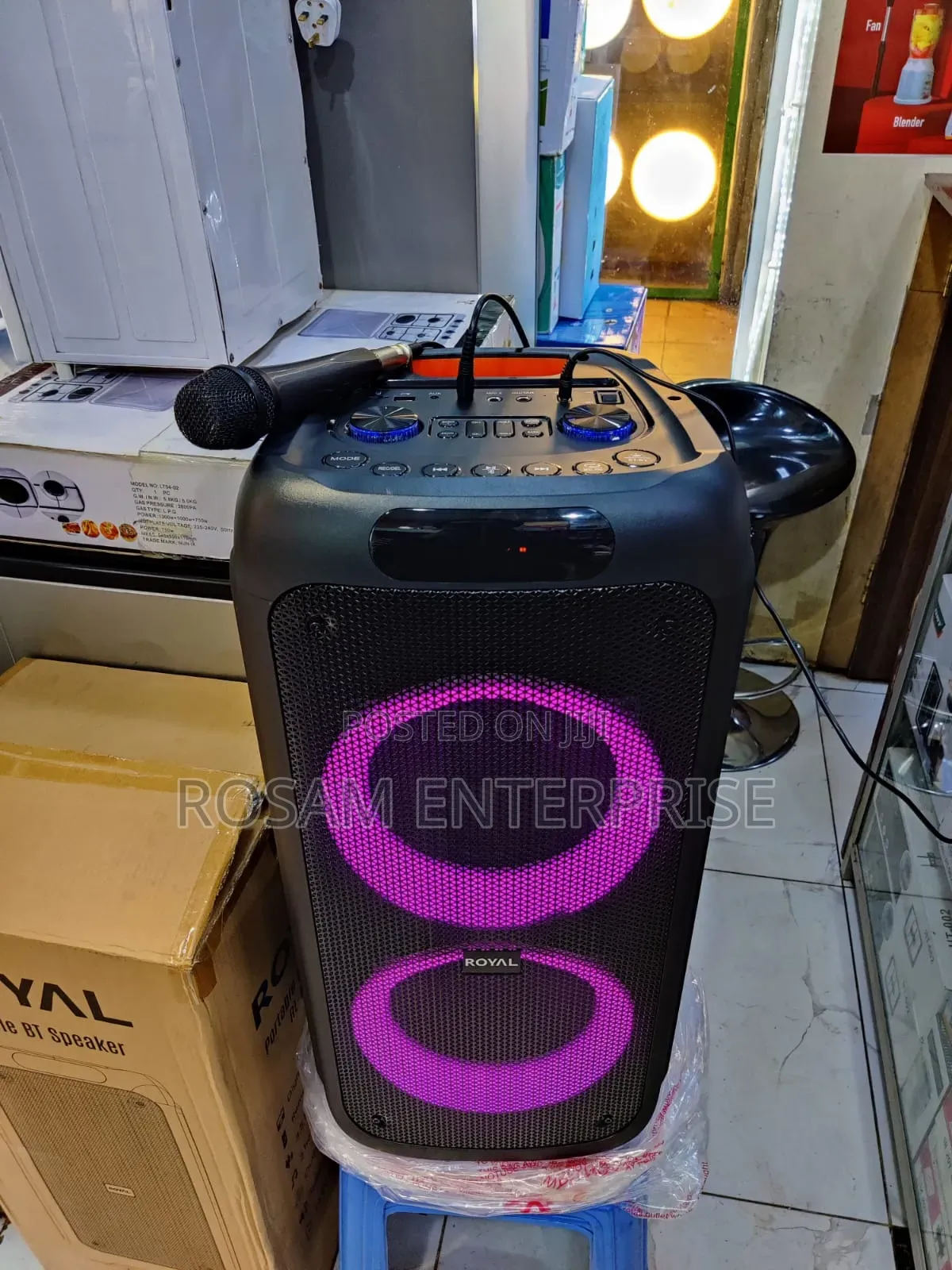 Royal Trolley Speaker Rechargeable With Microphone L298