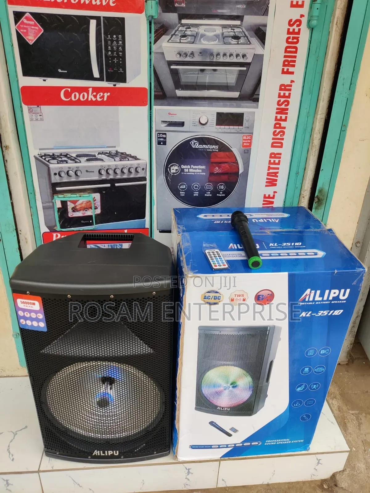 Ailipu Trolley Speaker Rechargeable 15" 3511