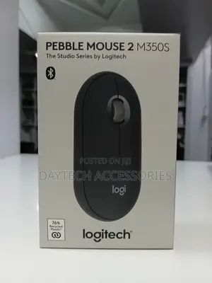 Logitech - Pebble Mouse 2 M350s Slim Wireless Bluetooth Mouse.