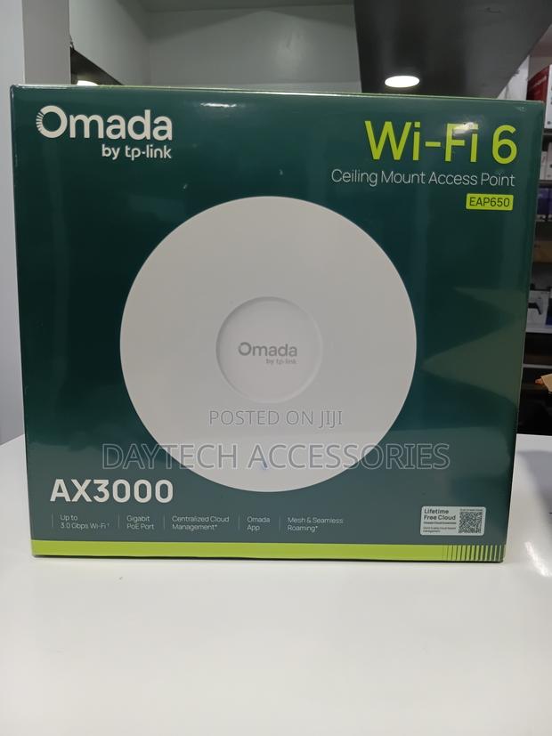 This Is a Tp-Link Eap650 Ax3000 Wi-Fi 6 Ceiling Mount Access Point. - thumbnail 2
