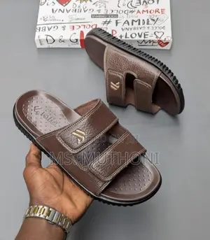 Kito Brand Men's Premium Slides Featuring Dual Velcro Straps