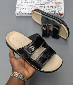 Kito Brand Men's Premium Slides Featuring Dual Velcro Straps