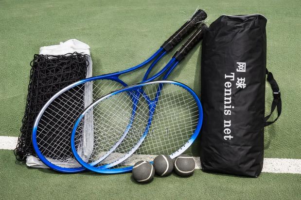 Complete Tennis Training Set With Net and Carry Bag