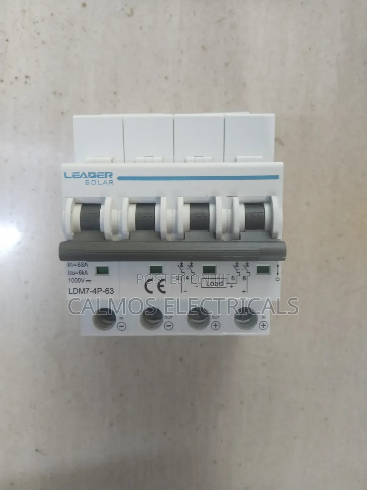 4pole MCB 63a, Solar MCB 4pole