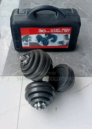 Best Quality Cast Iron 30kg Dumbbell Set
