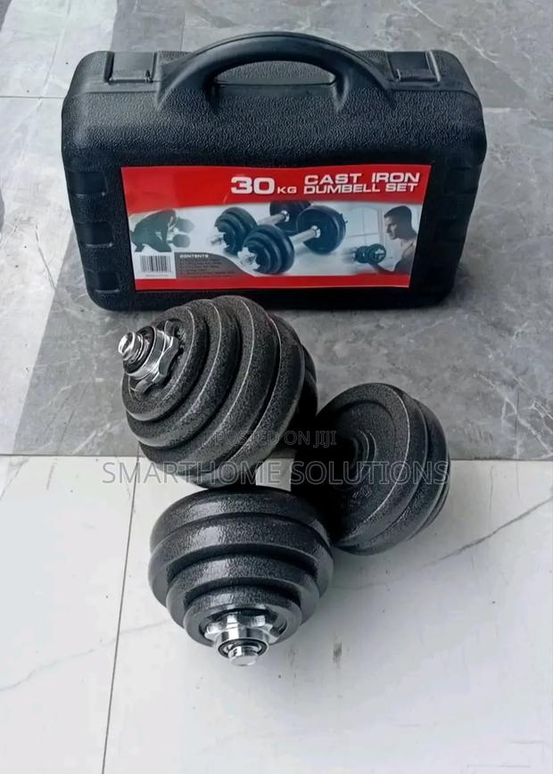 Best Quality Cast Iron 30kg Dumbbell Set - main view
