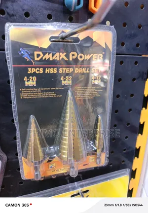 Step Drill Bits Set