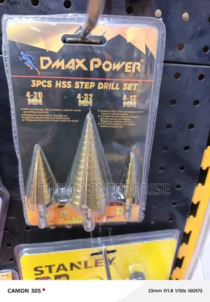 Step Drill Bits Set