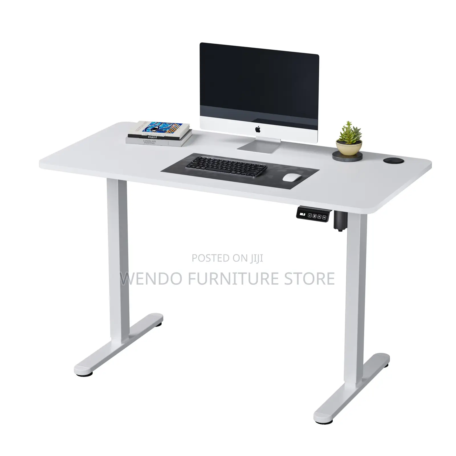 Office Desk 1.4 Meters Motorized Height-Standing Desk for Home/Office