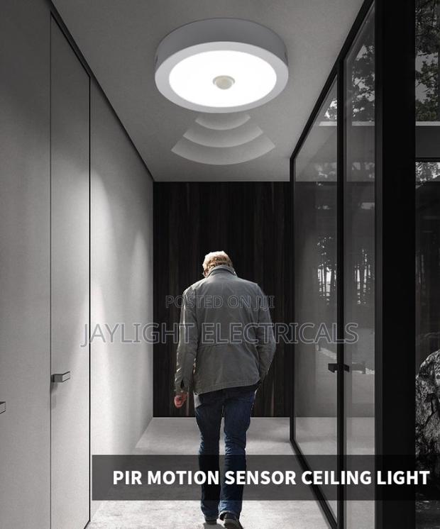 Motion Sensor Smart Ceiling Panel Light for Staircase Balcony Bathroom