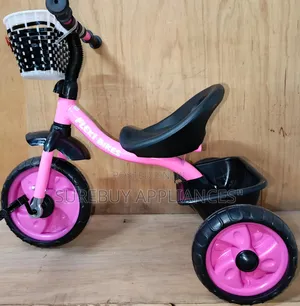 Kids Tricycle With Sturdy 3-Wheel Design