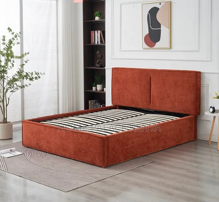 Wooden Bed: Italian Luxury Fabric Bed Frame