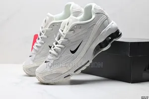 Nike Shox Ride 2” Grey BLK Accent ” Quality Leather Sneakers