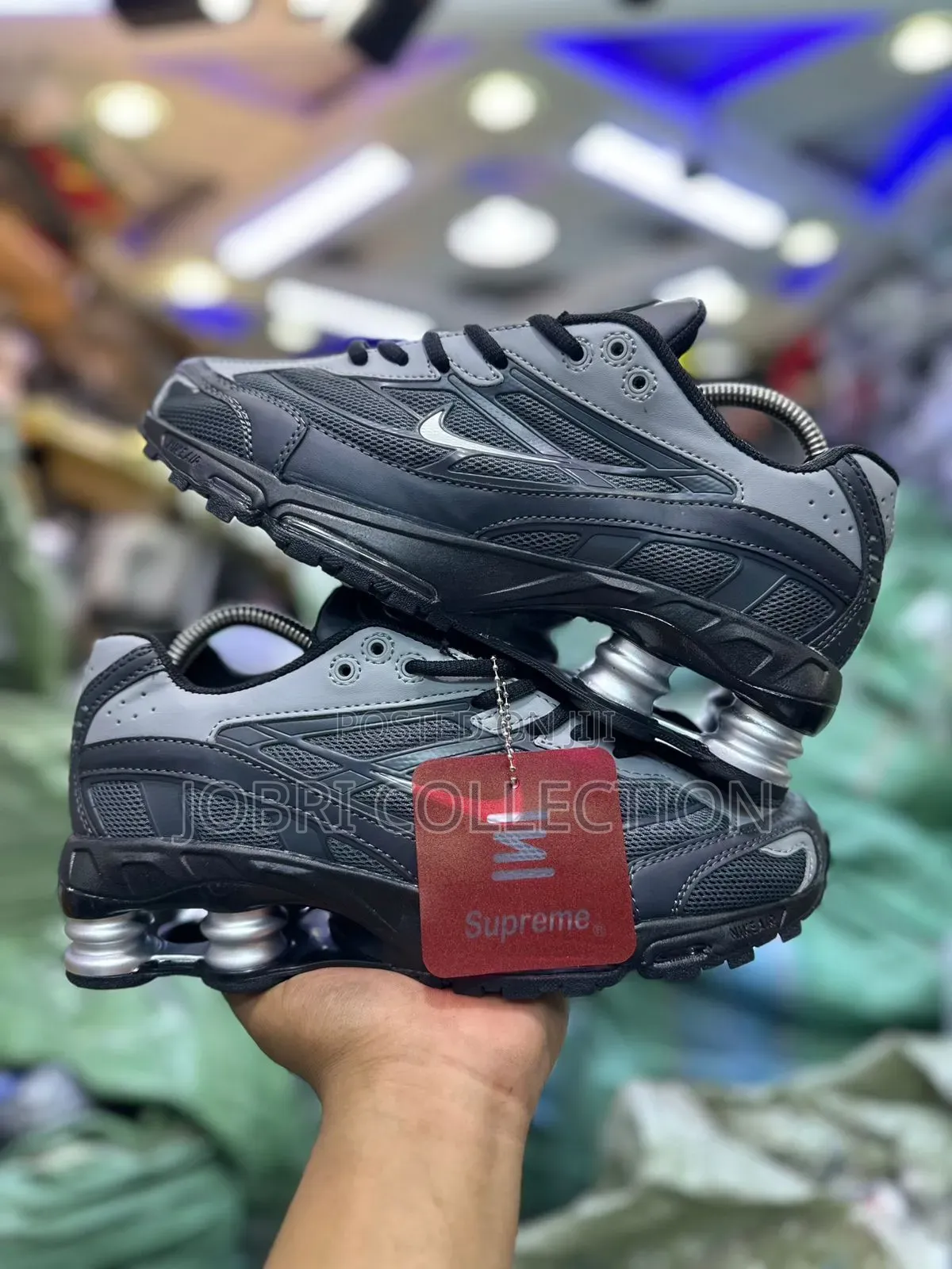 Nike Shox Ride 2” Light Graphite ” Quality Leather Sneakers