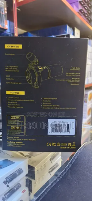 Maono Pd200x Usb/Xlr Dynamic Microphone