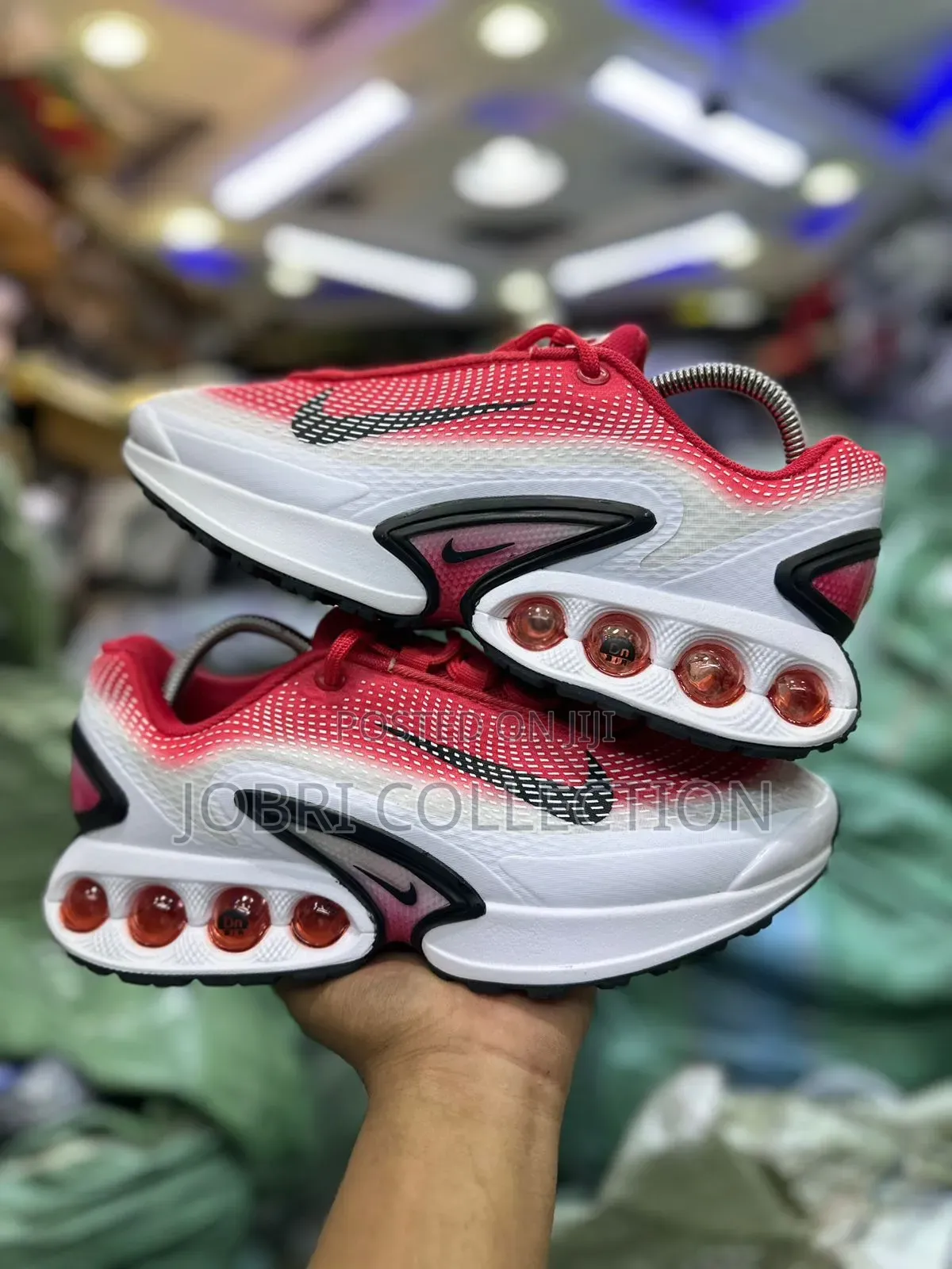 Nike Airmax Dn Se” White Red ” Quality Leather Sneakers