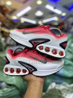 Nike Airmax Dn Se” White Red ” Quality Leather Sneakers