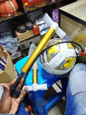 One Hand Bicycle and Ball Pump