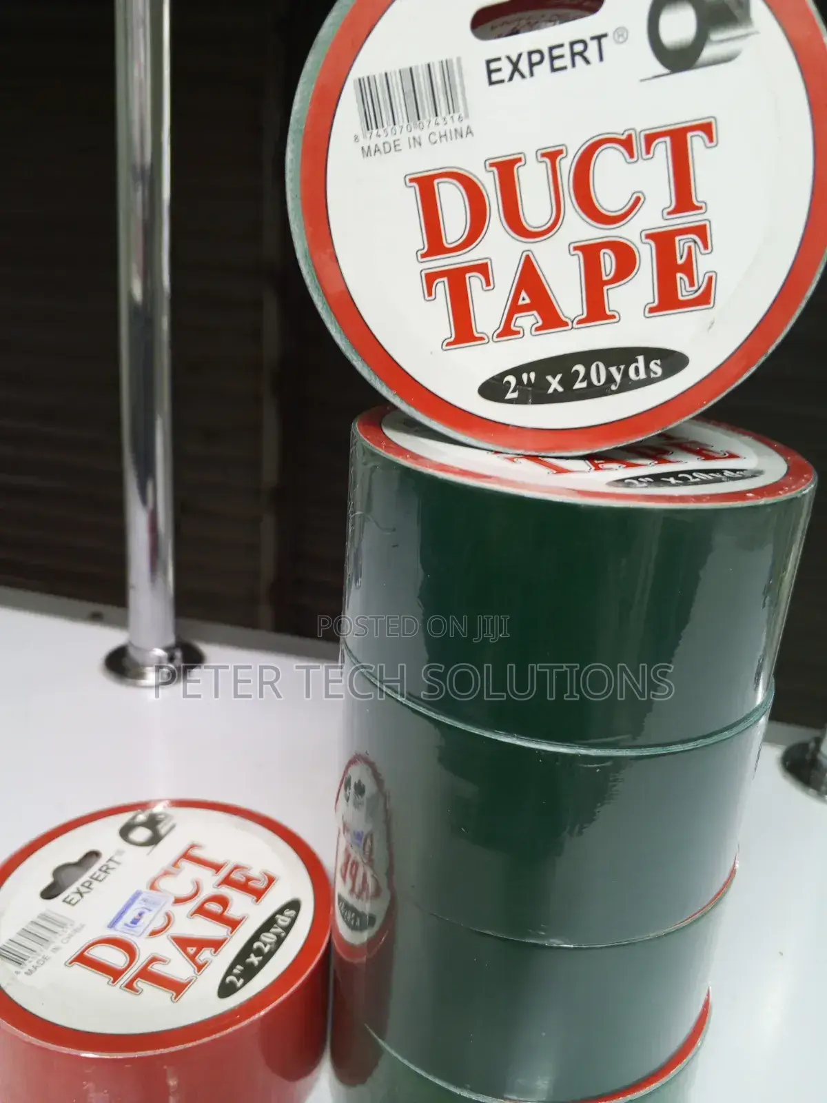 Heavy-Duty Duct Tape - 2" X 20 Yards, Waterproof, Strong Adhesive