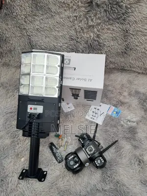 Outdoor Solar CCTV Camera Triple Lens Auto Tracking Camera