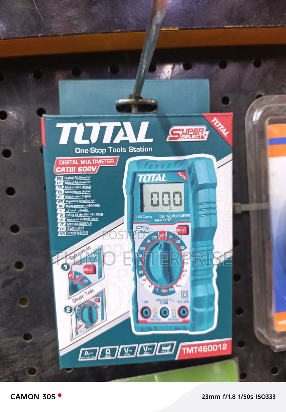 Digital Multimeter Cat 600v