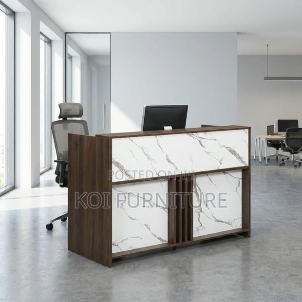 Office Desk : 2m Modern Office Reception Desk, - main view