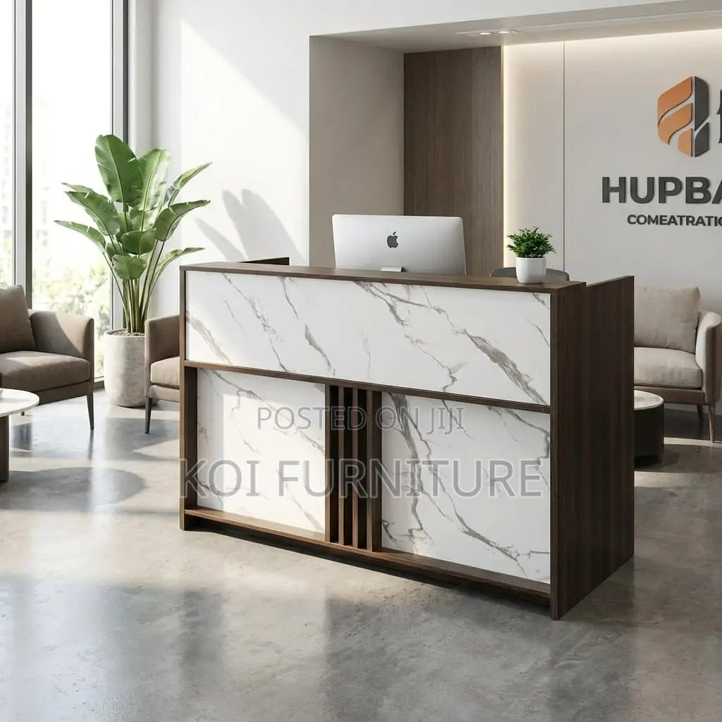 Office Desk : 2m Modern Office Reception Desk,