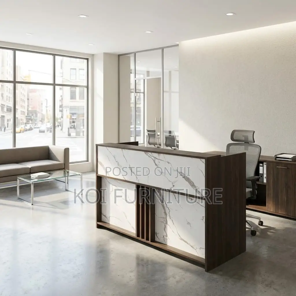 Office Desk : 2m Modern Office Reception Desk,