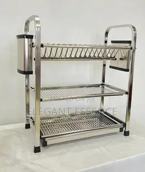 Heavy Duty 3 Tier Aluminum Kitchen Dish Rack /Dish Drying Rack