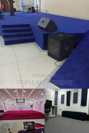 Heavy-Traffic Rated Broadloom for Busy Church Pulpits
