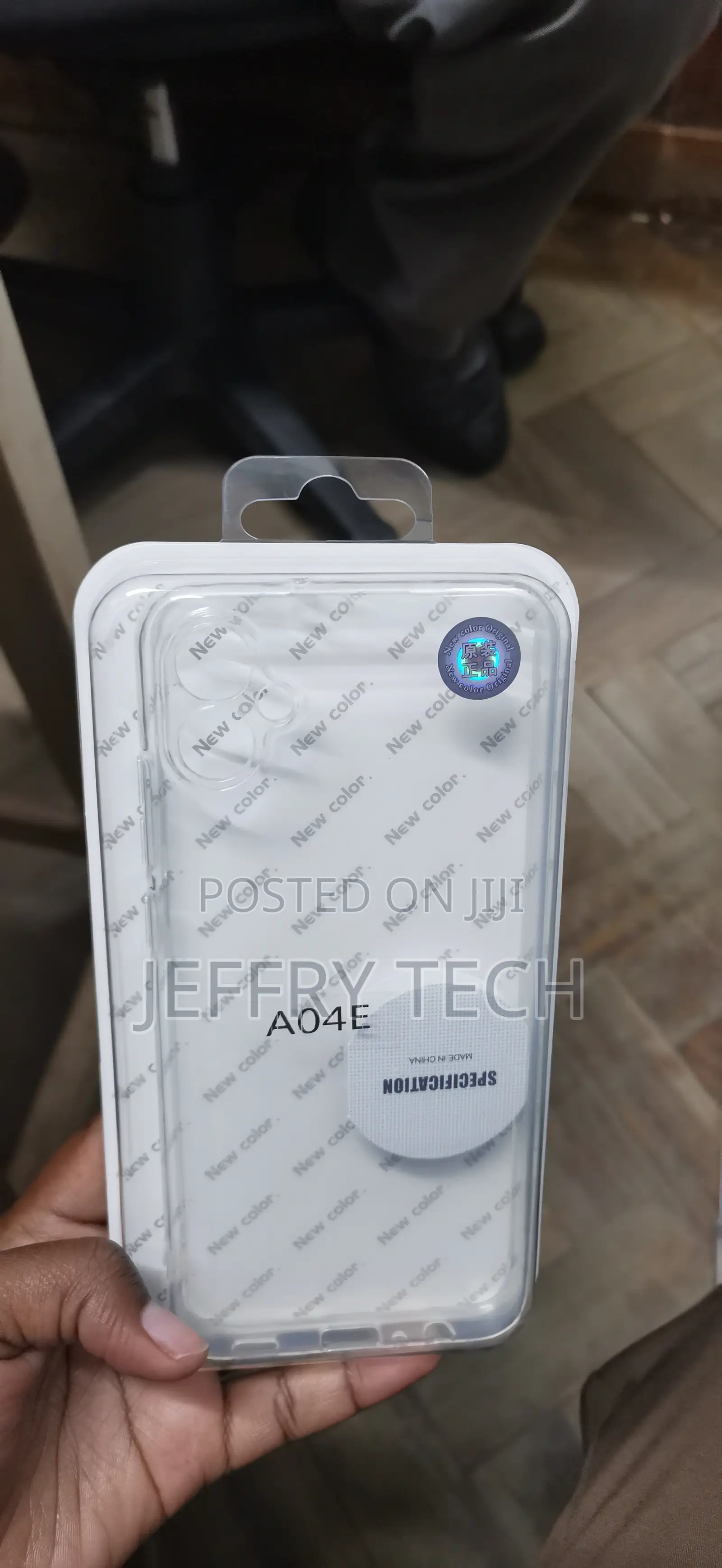 Samsung Galaxy A04e Clear Case Features a Transparent Design
