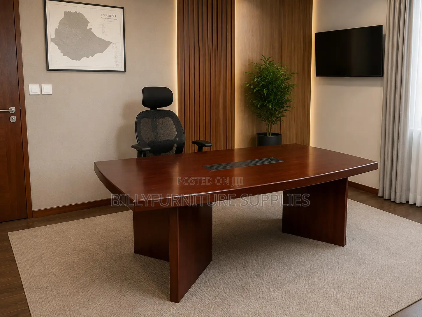 Apex Boardroom Table Nairobi – Elite Executive Meeting Furniture