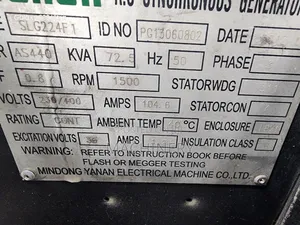 70kva Ex Uk Power Generator for Sale and Hire