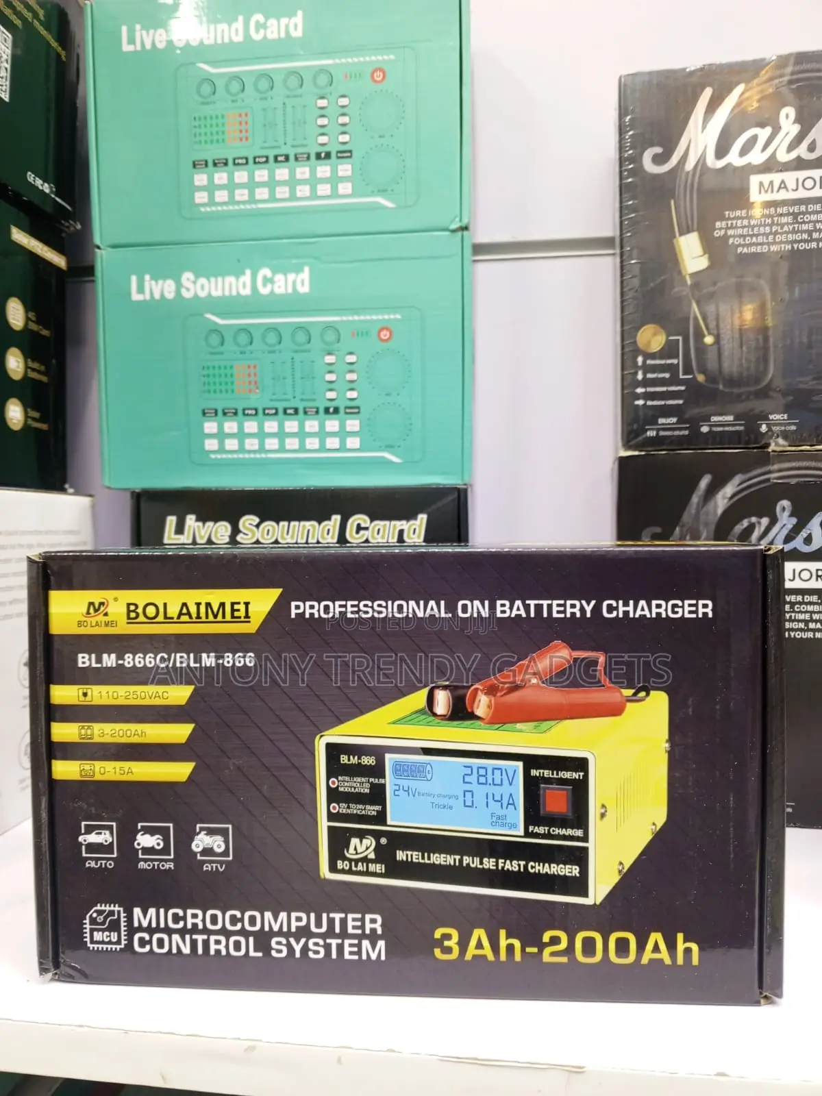 BLM-866c Smart Fast Battery Charger With Pulse Repair