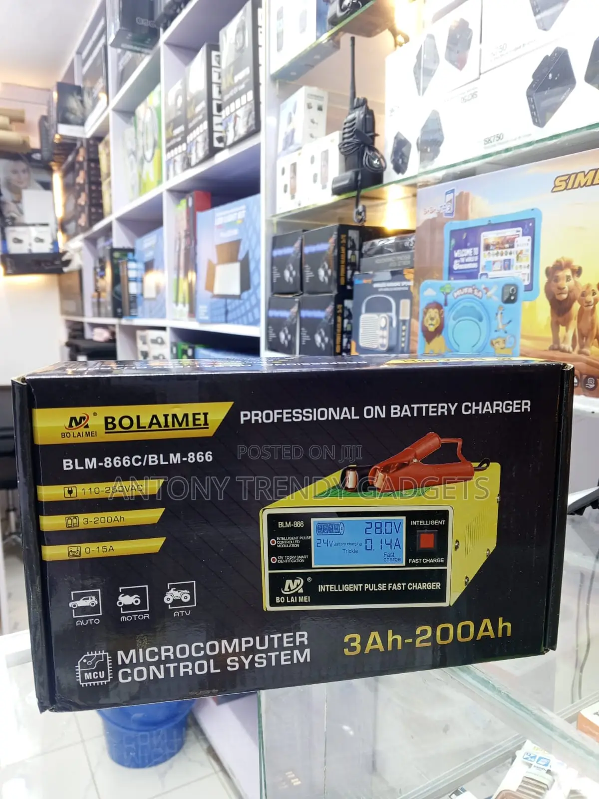 BLM-866c Smart Fast Battery Charger With Pulse Repair