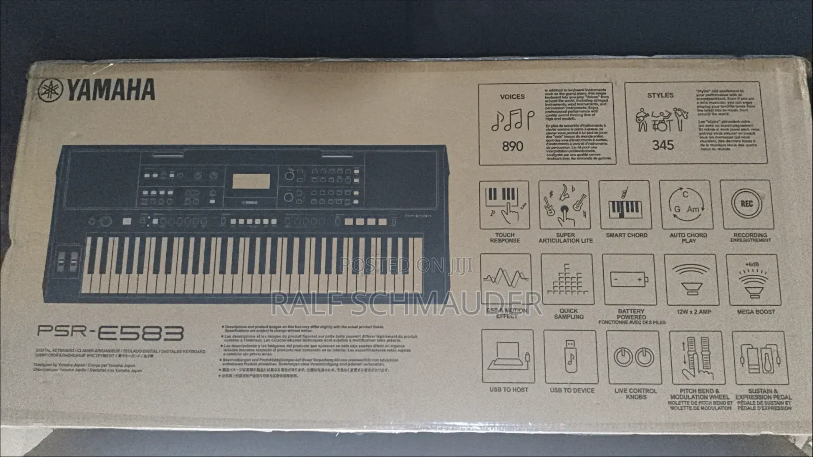 Yamaha PSR E583 2026 Free Sustain P