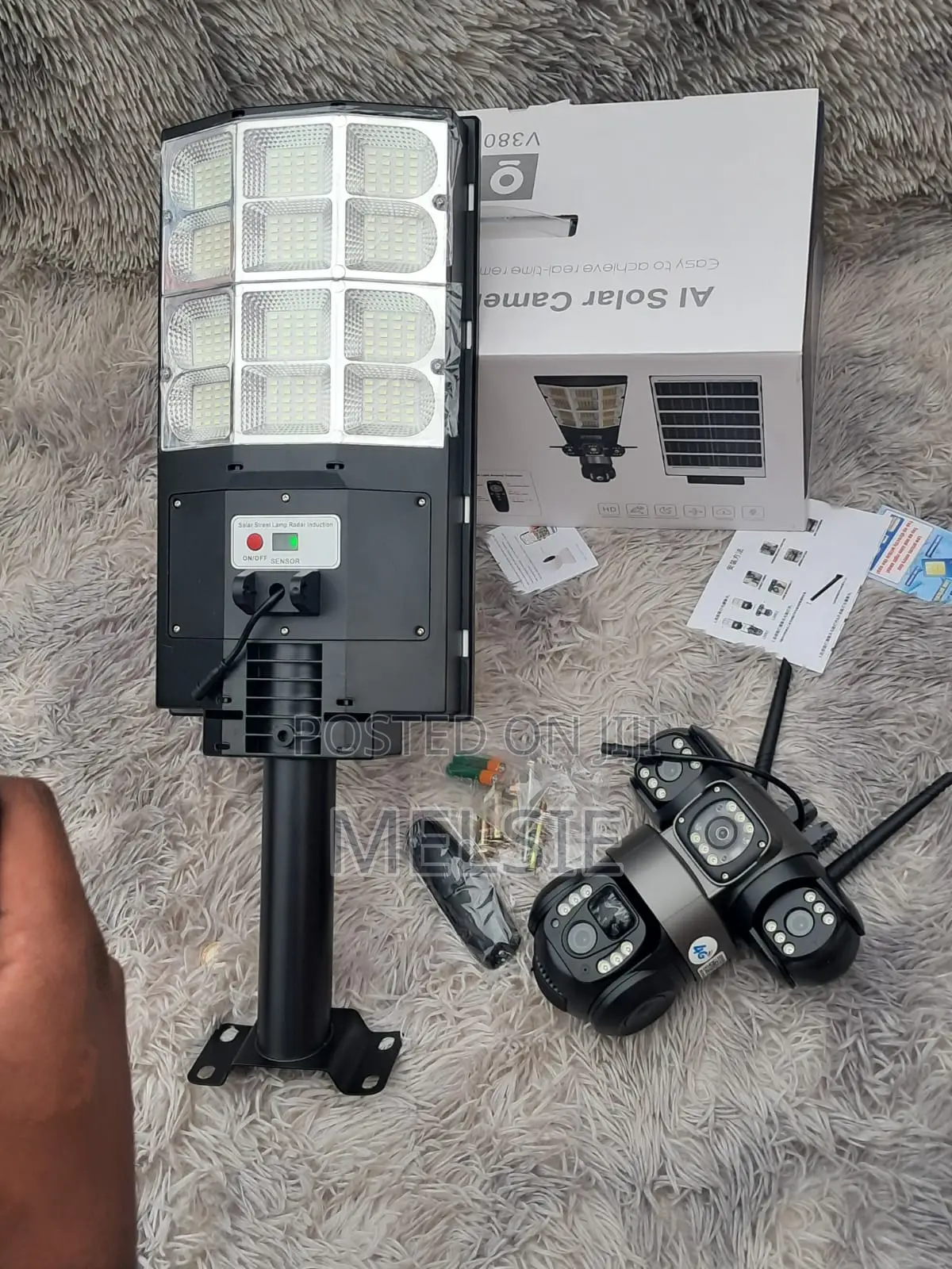 Smart 4g Solar PTZ Camera With Motion Detection