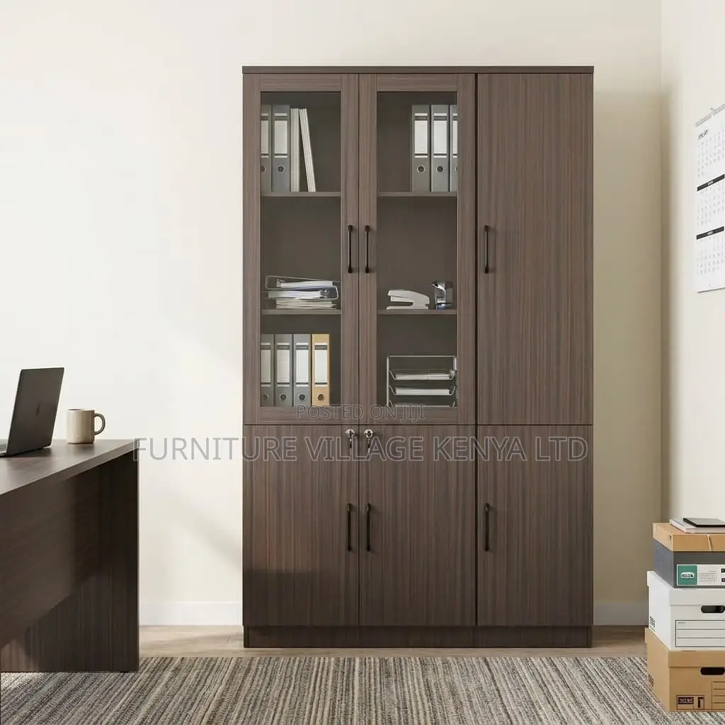 3-Door Wooden Office Cabinet.