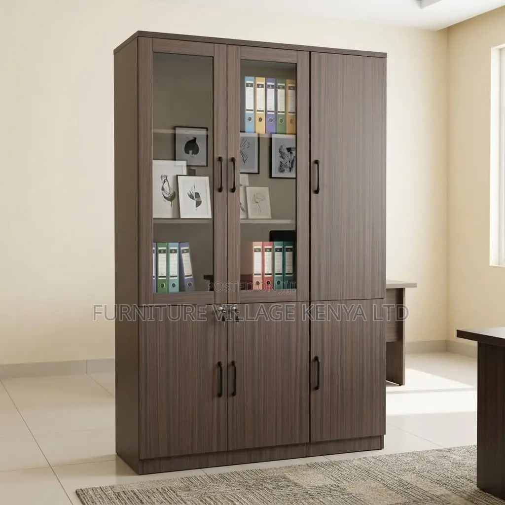 3-Door Wooden Office Cabinet.