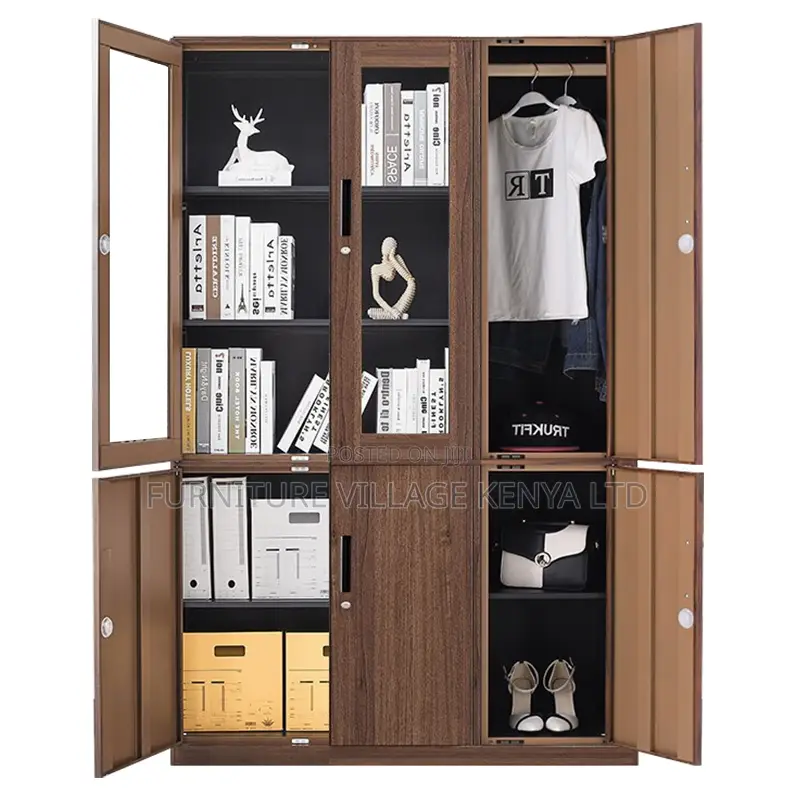3-Door Wooden Office Cabinet.