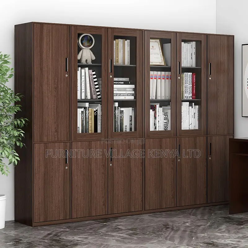 3-Door Wooden Office Cabinet.