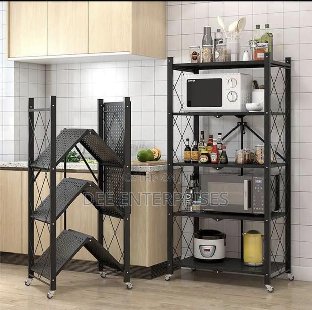 5 Layer Foldable Kitchen Organizer.