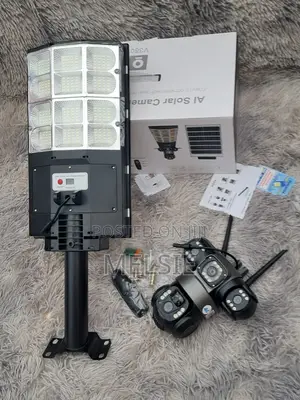 Solar Powered 360° Triple Lens 4g Surveillance Camera