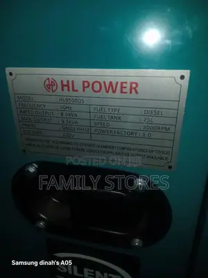 Hl Power Hl9500ds 9.5 Kva Silent Diesel Generator