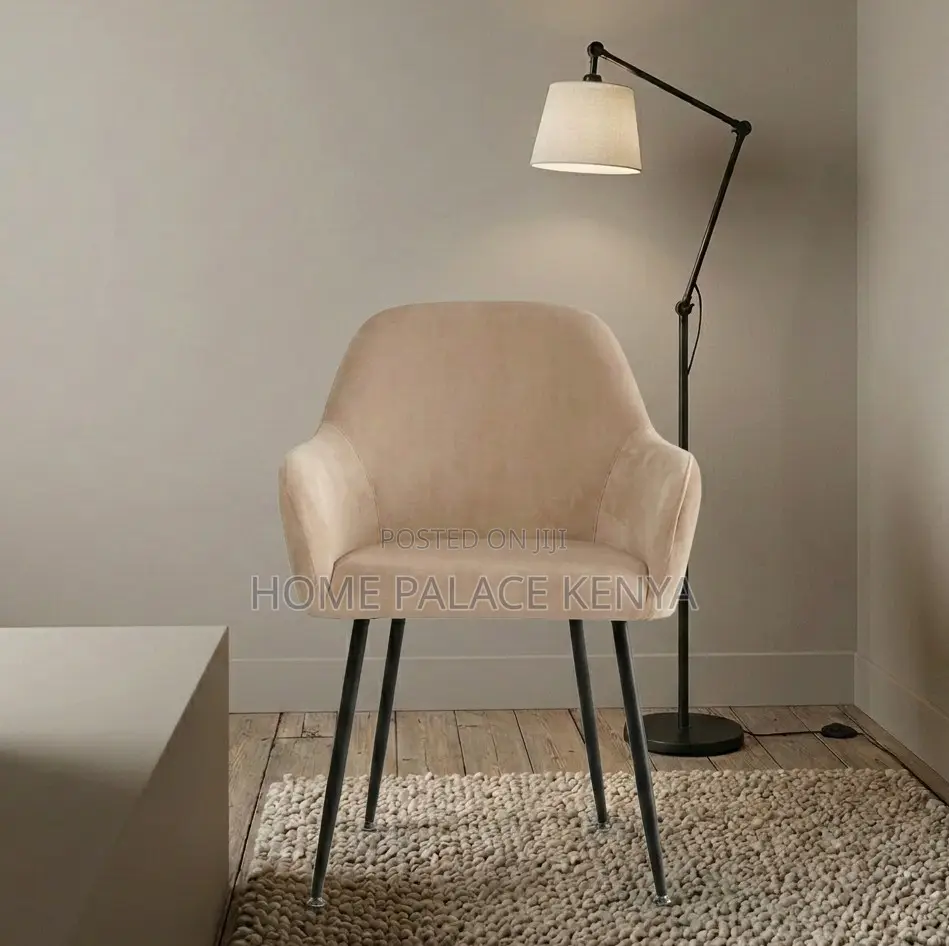 Makeup Chair: Modern Cozy Deep Green Fabric Armchair