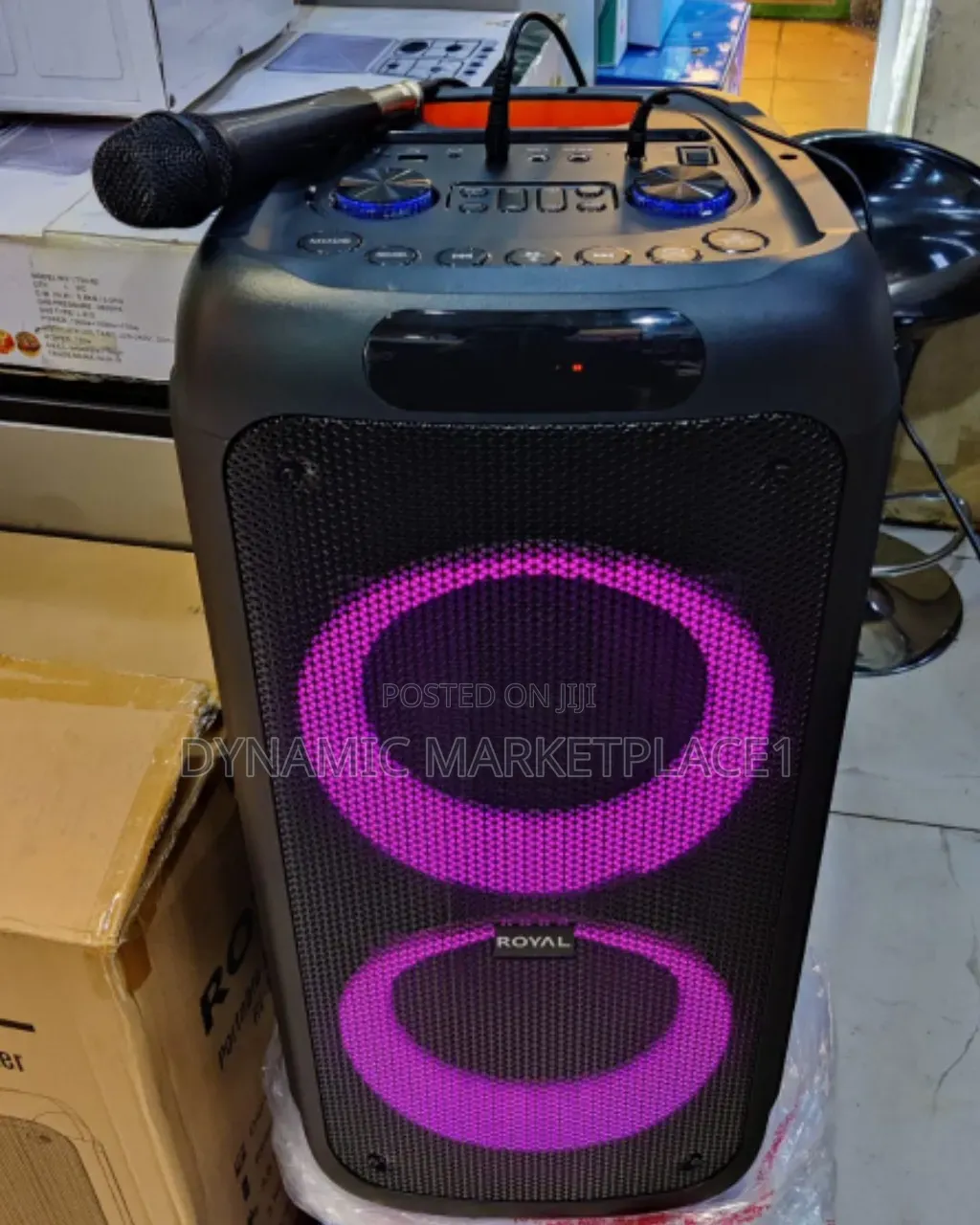 Rechargeable Royal Trolley Speaker With Microphone L298